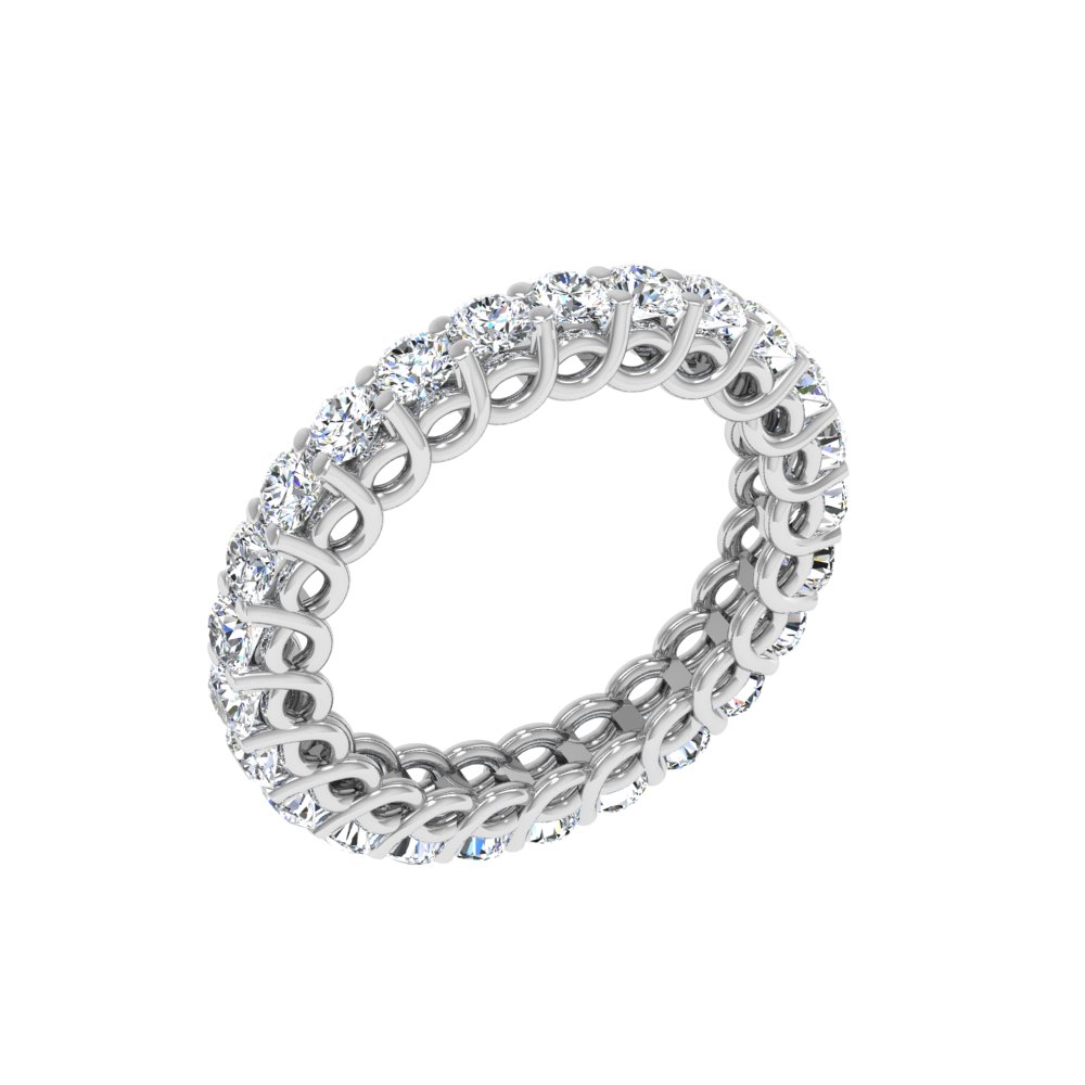 Full Trellis Eternity Lab Grown Diamond Ring